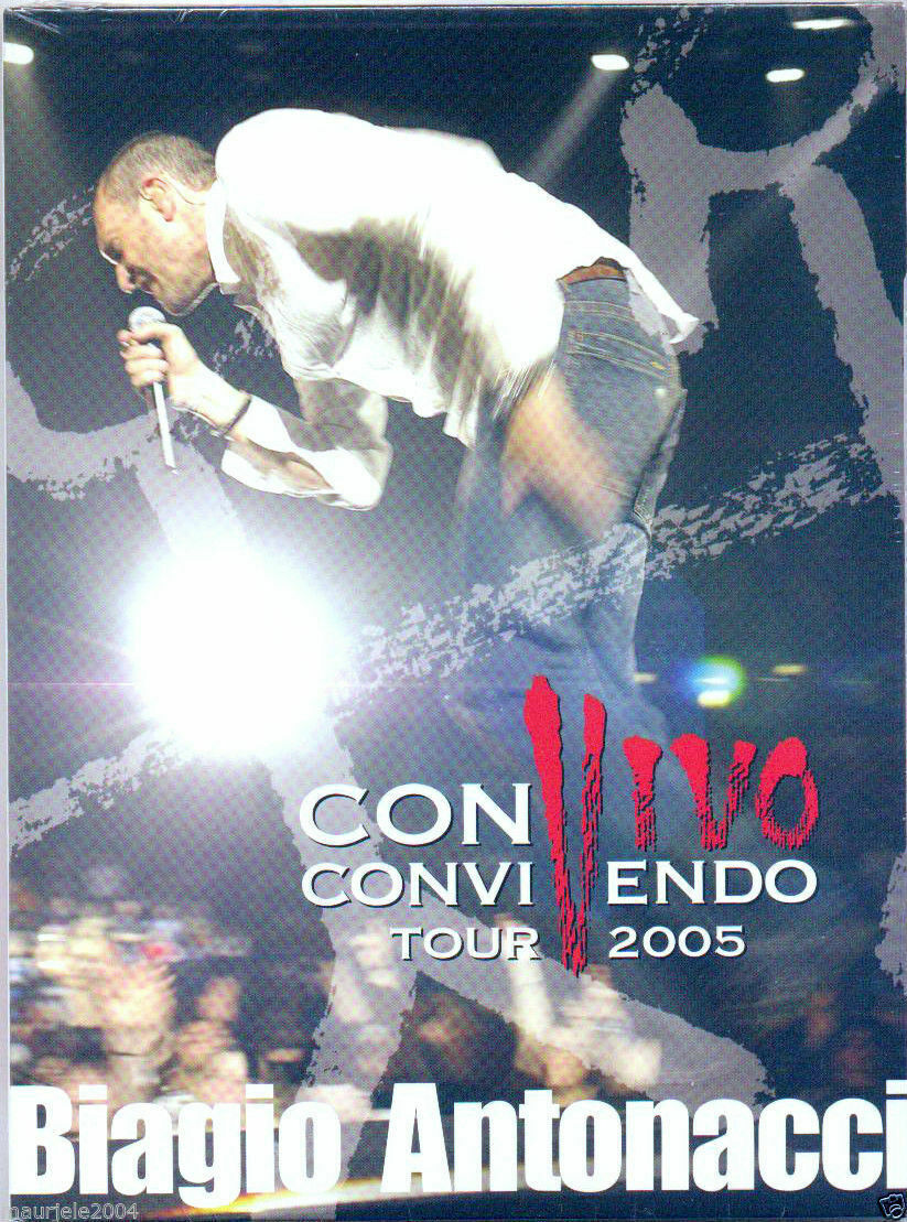 Biagio Antonacci. Convivendo Tour 2005 DVD NUOVO Iris. Non ci Facciamo Compagnia