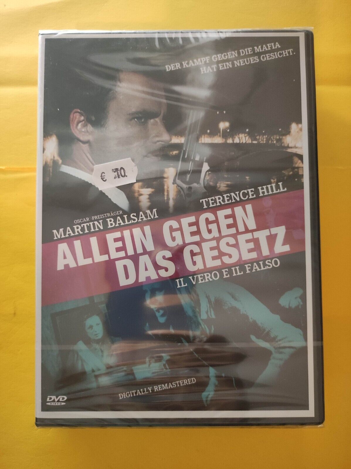ALLEIN GEGEN DAS GESETZ (IL VERO E IL FALSO) DVD SEALED