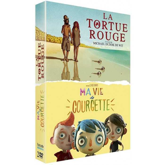 La Tartaruga Rosso + Ma Vita Di Zucchine Cofanetto DVD Nuova