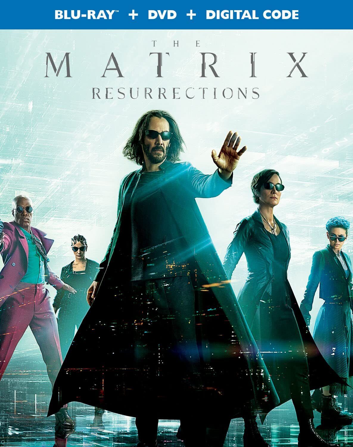 Matrix 4 Digital (Blu-ray) Keanu Reeves Carrie-Anne Moss Yahya Abdul-Mateen II