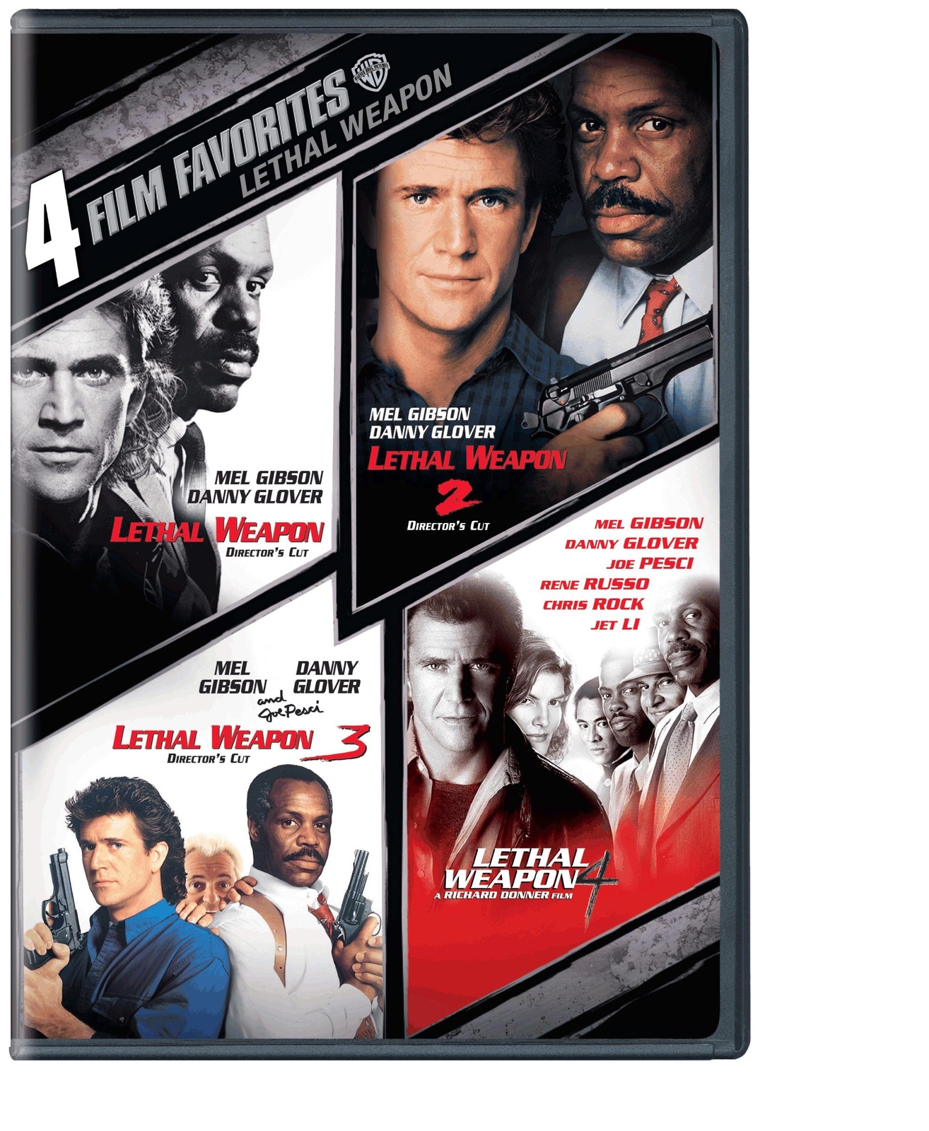 4 Film Favorites: Lethal Weapon (Lethal Weapon: Director's Cut, Lethal Wea (DVD)