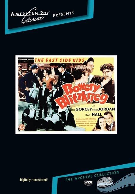 Bowery Blitzkrieg (DVD) Bobby Jordan East St Kids Huntz Hall Leo Gorcey