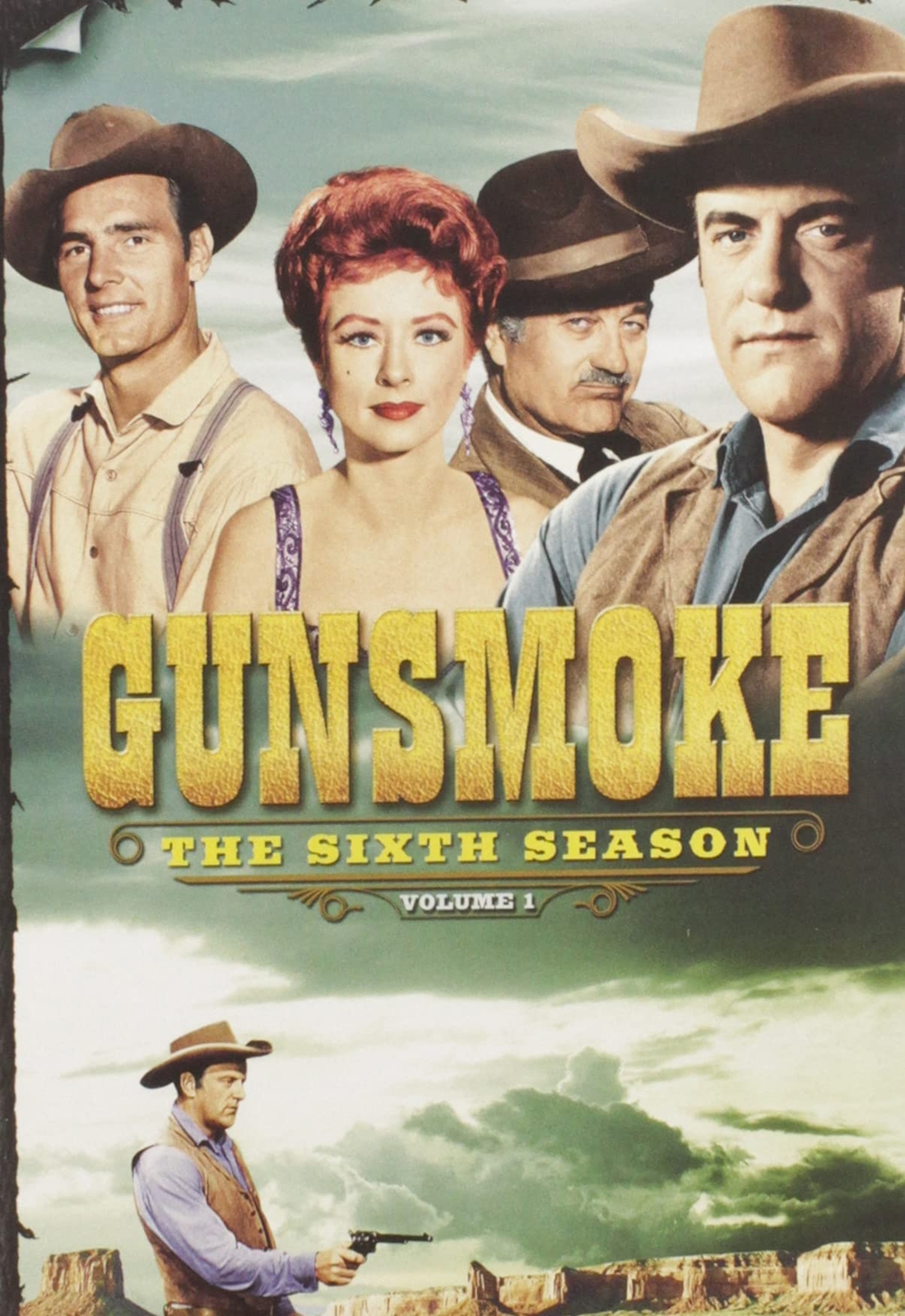 Gunsmoke: Sixth Season Vol 1 (3pc) / (Full B&W) (DVD)