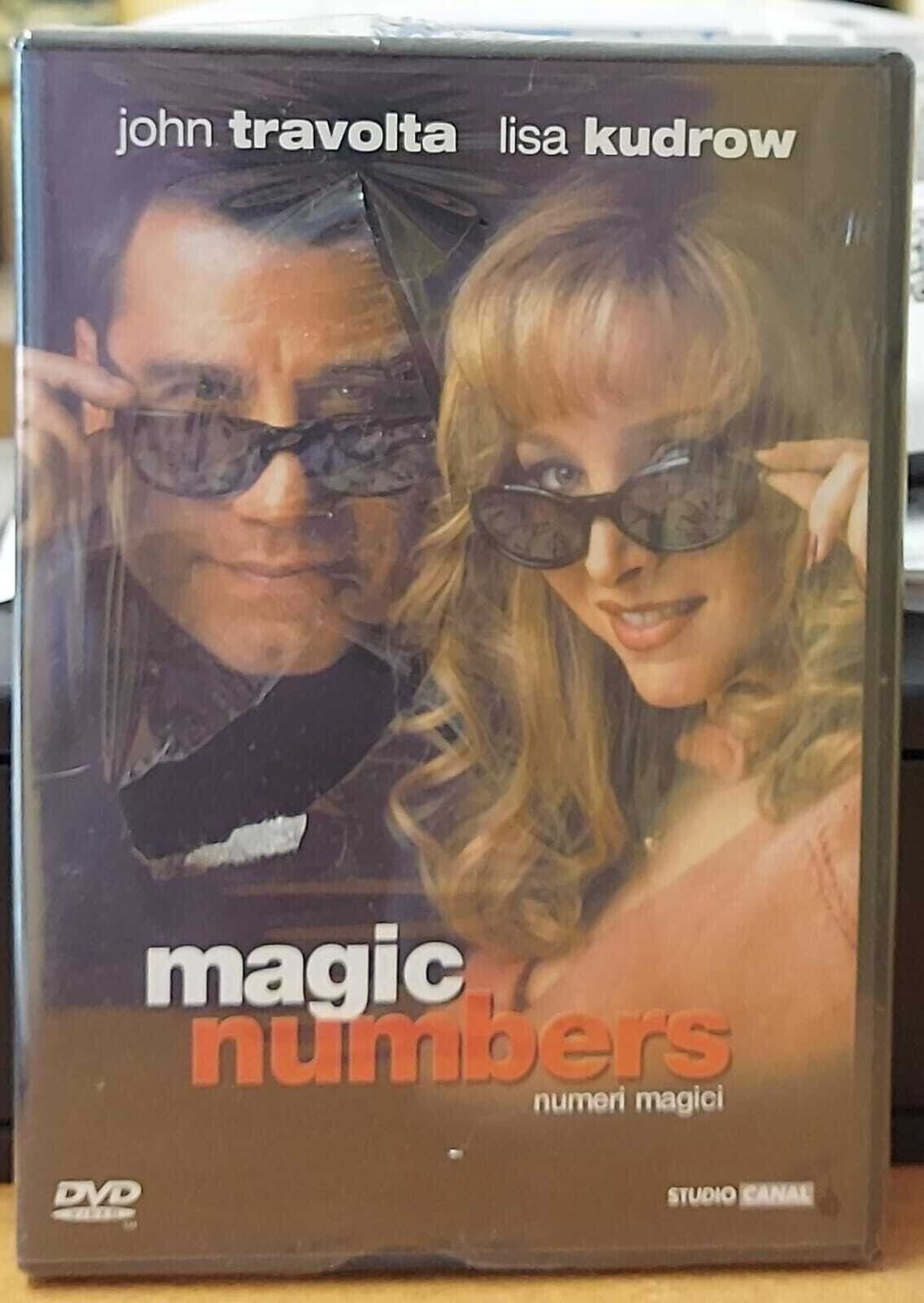 MAGIC NUMBERS DVD NUOVO JOHN TRAVOLTA LISA KUDROW CONSEGNA 24/48H CON BRT