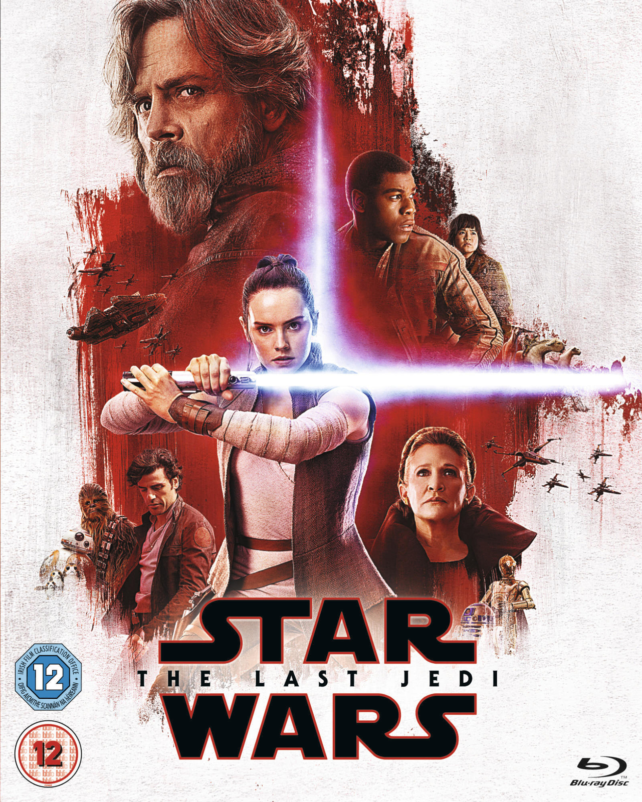Star Wars: The Last Jedi (Blu-ray) Domhnall Gleeson Benicio Del Toro Oscar Isaac