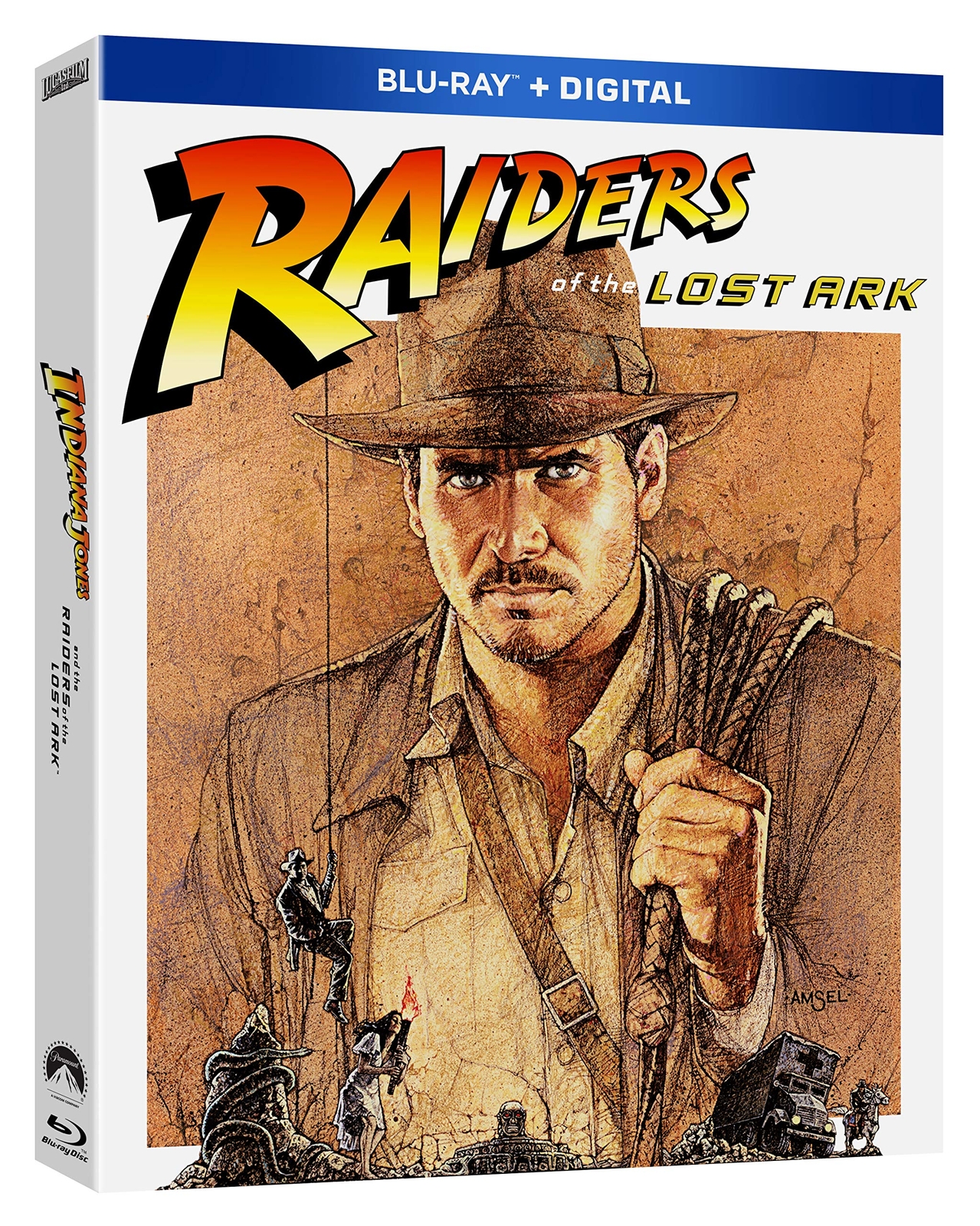 INDIANA JONES & THE RAIDERS OF THE LOST ARK (Blu-ray) Harrison Ford Karen Allen