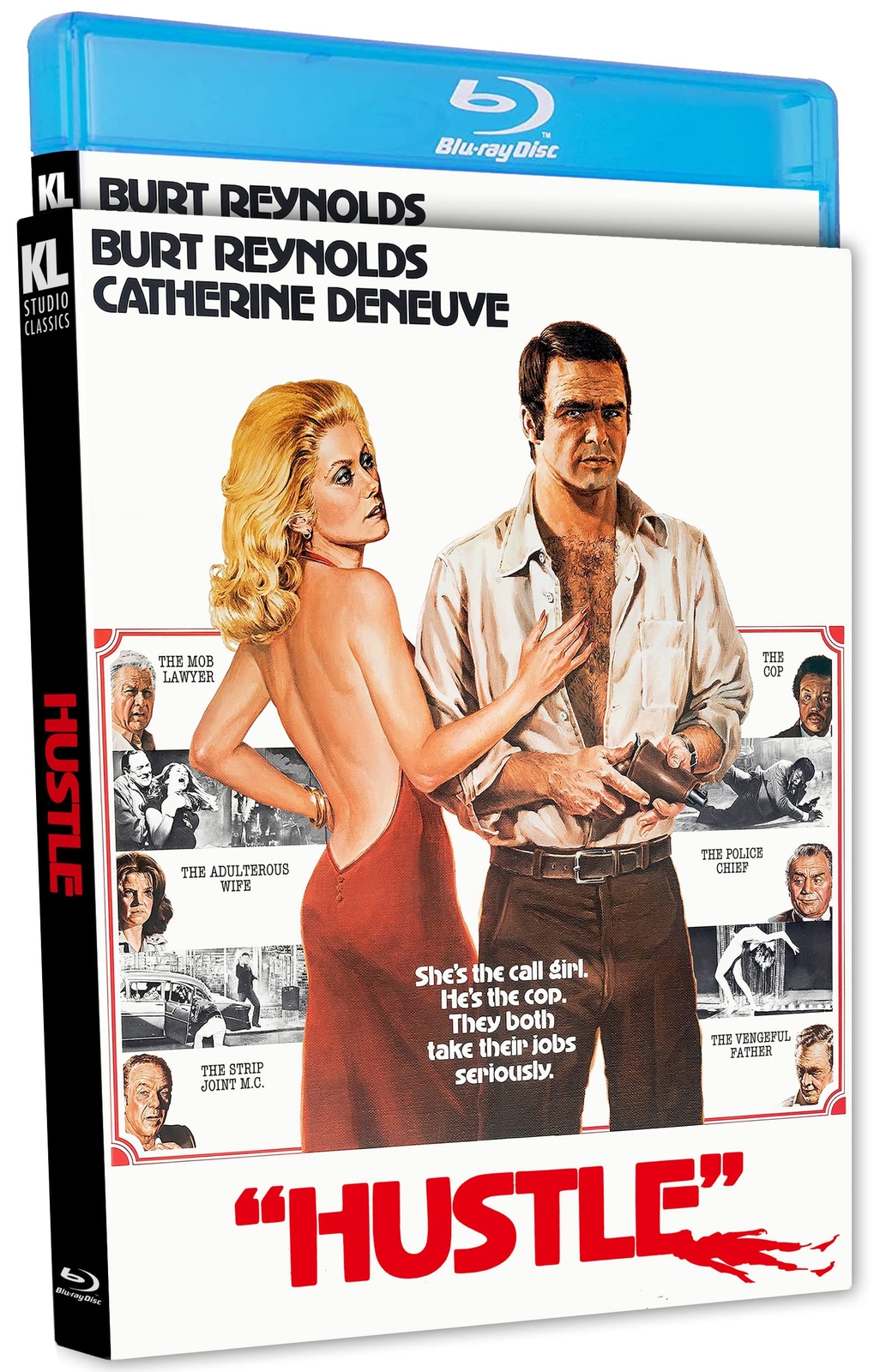 Hustle (Blu-ray) Burt Reynolds Catherine Deneuve Ben Johnson Ernest Borgnine