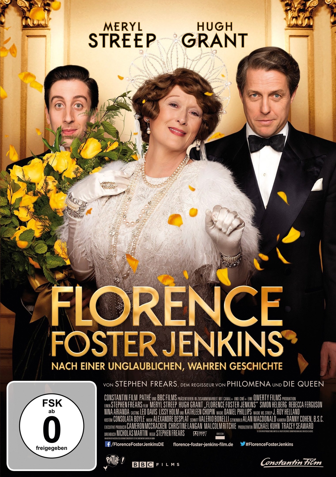 Florence Foster Jenkins (DVD) Nina Arianda Meryl Streep Hugh Grant Simon Helberg