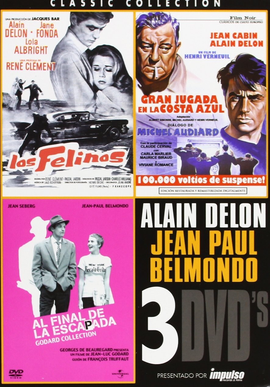 Pack Alain Delon + J.P. Belmondo [DVD]
