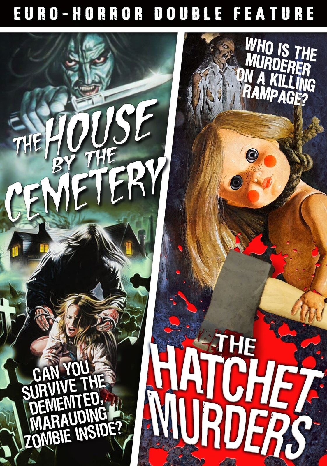 The House by the Cemetery (1981) / The Hatchet Murders (1975) (DVD)