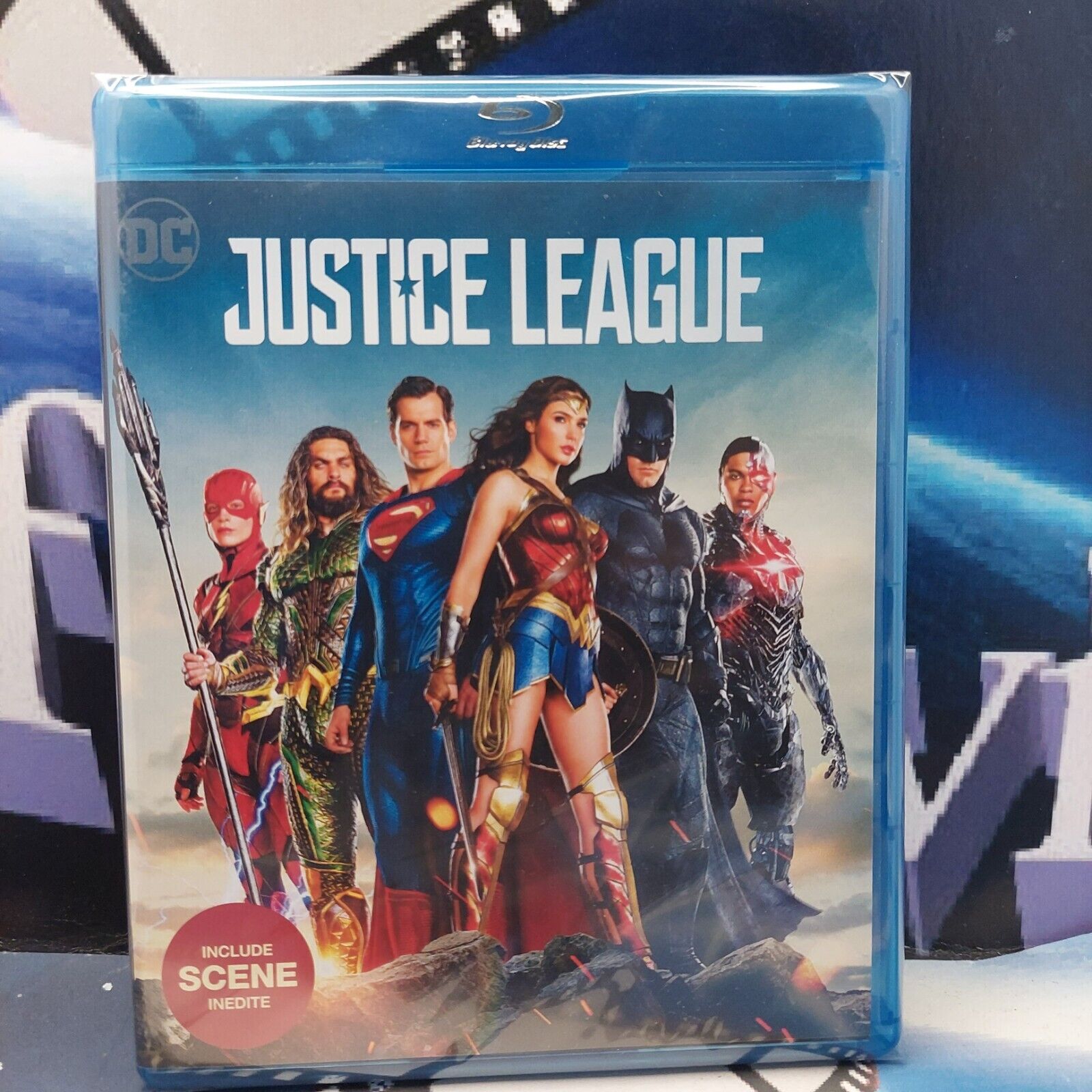 JUSTICE LEAGUE 5 EROI UNITI PER SALVARE IL MONDO BLURAY *NUOVO*