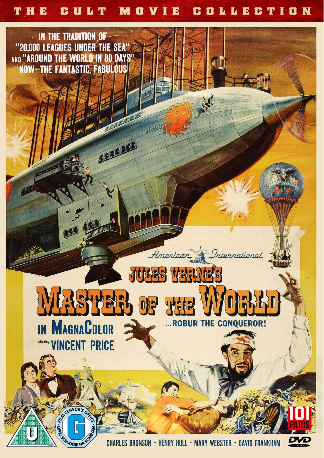 Master Of The World (DVD) Charles Bronson Vincent Price Henry Hull