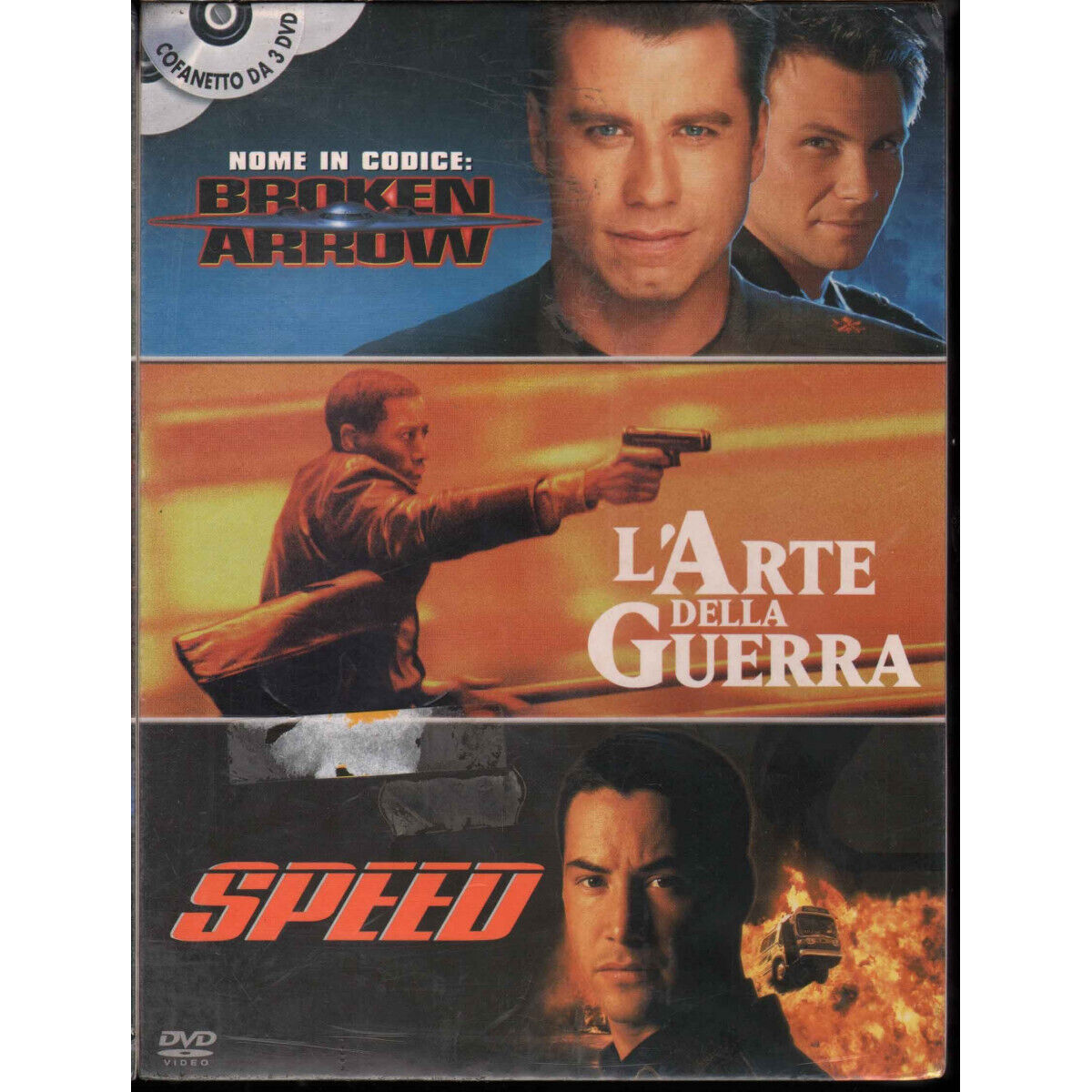 Action / Broken Arrow / L'Arte Della Guerra / Speed DVD Sigillato