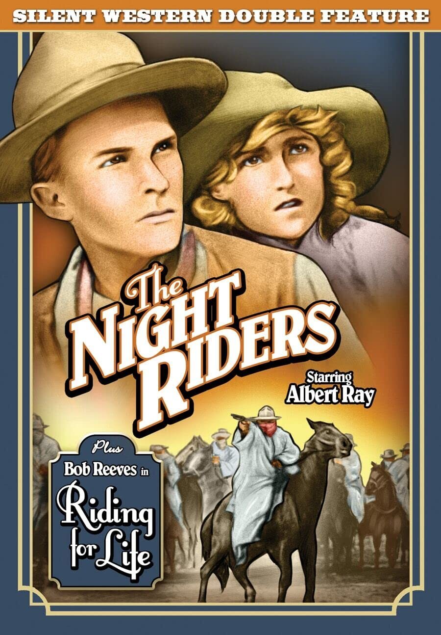 Silent Western Double Feature: The Night Riders (1920) / Riding For Life ( (DVD)