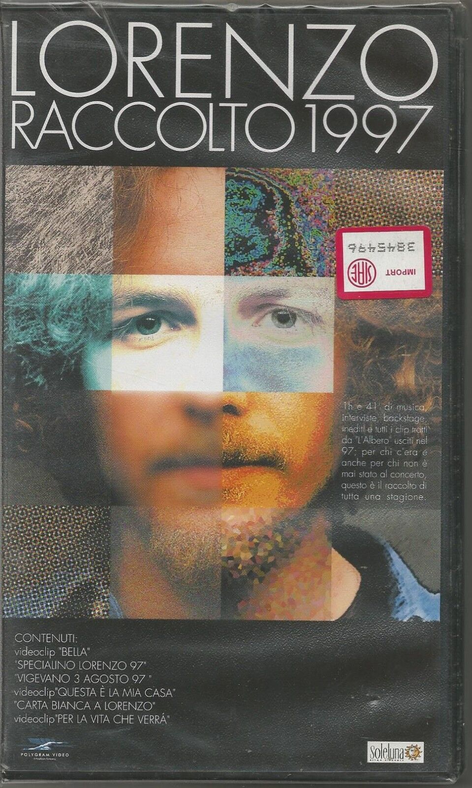 JOVANOTTI - Lorenzo Raccolto 1997 - VHS NUOVA SIGILLATA