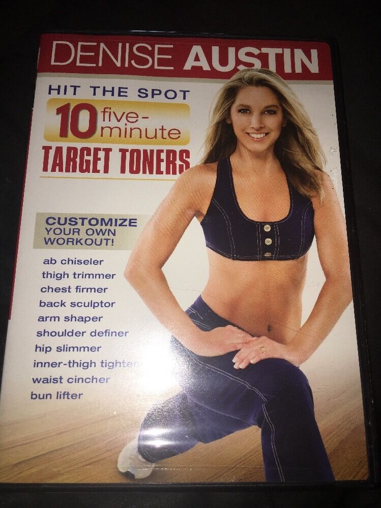 Denise Austin - Hit The Pois : 10-Five Minuti Obiettivo Toners (DVD,2007)