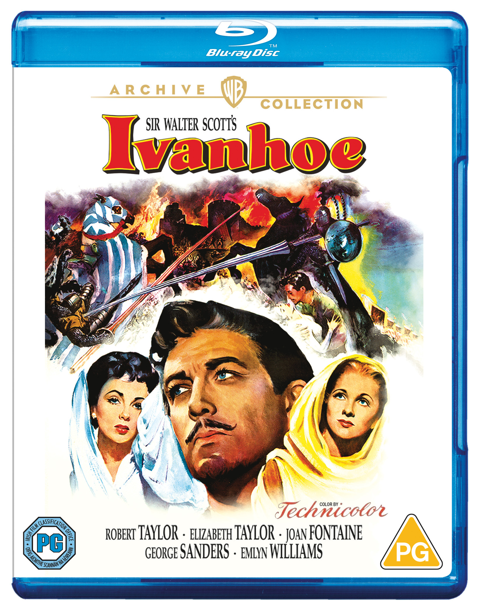 Ivanhoe (Blu-ray) Joan Fontaine Elizabeth Taylor Robert Taylor Emlyn Williams