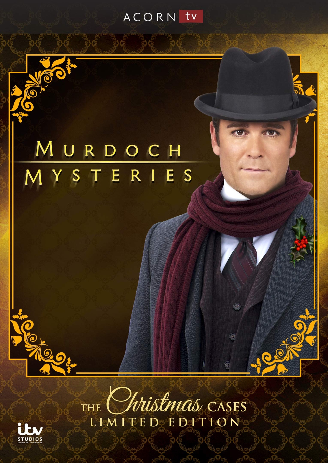 Dvd - Murdoch Mysteries: Christmas Cases Collection (3 Dvd)  (1 DVD) (DVD)