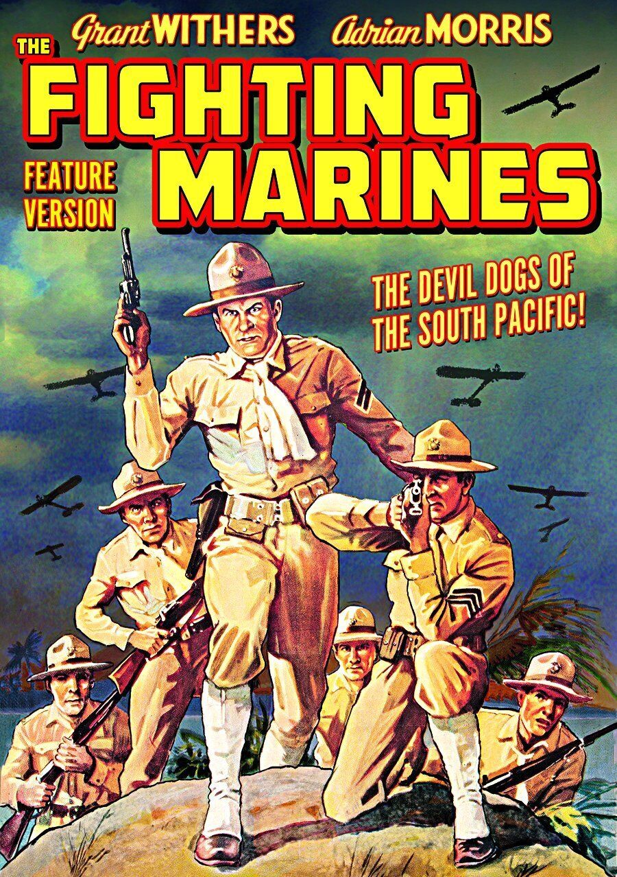 The Fighting Marines (DVD) Grant Withers Jason Robards Sr. Adrian Morris