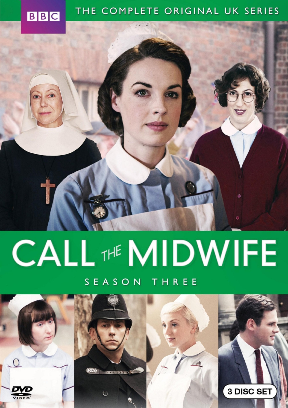 Call the Midwife: Season 3 (DVD) Jessica Raine Stephen McGann Miranda Hart