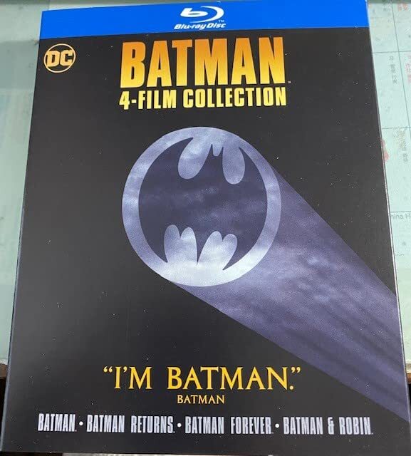 Batman: 4-Film Collection (Blu-ray) Michael Keaton Jack Nicholson Kim Basinger
