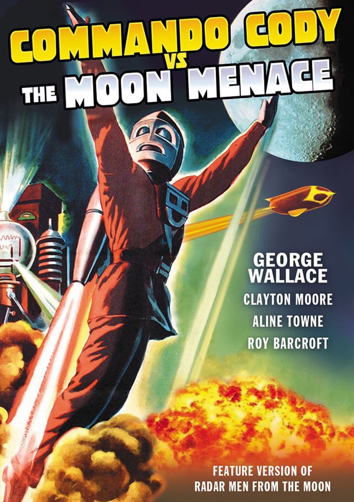 Commando Cody Vs The Moon Menace (DVD) George D. Wallace William Bakewell