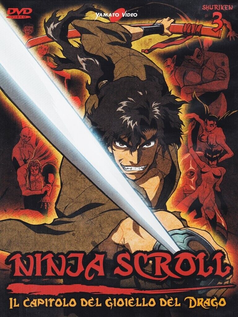 Ninja scroll - Il capitolo del Gioiello del Drago Volume 3 Episodi 08-10 DVD Yam
