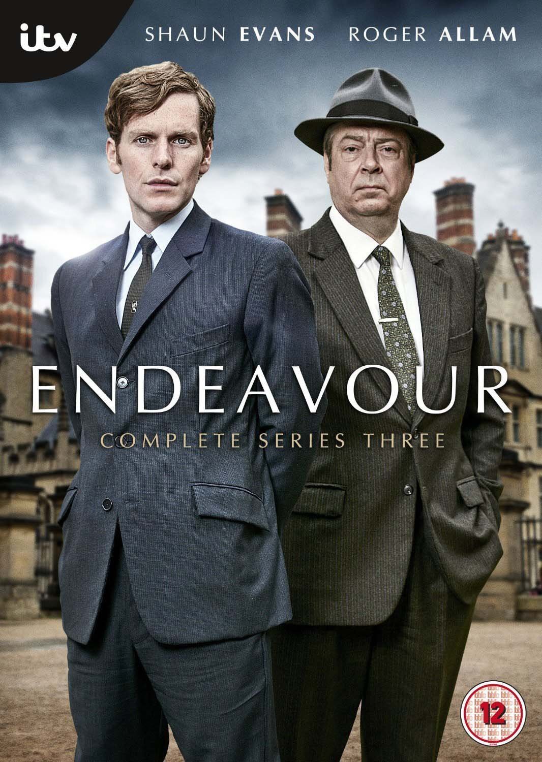 Endeavour - Series 3 (DVD) Shaun Evans Roger Allam Sean Rigby Jack Laskey