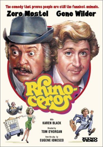 Rhinoceros (DVD) Zero Mostel Gene Wilder Karen Black Joe Silver Robert Weil