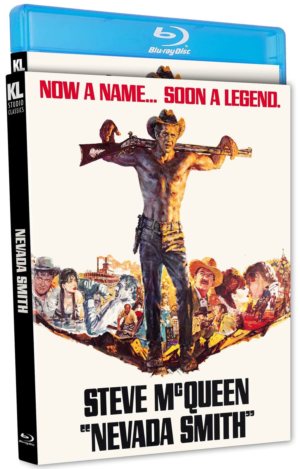 Nevada Smith (Blu-ray) Steve McQueen Karl Malden Brian Keith Suzanne Pleshette