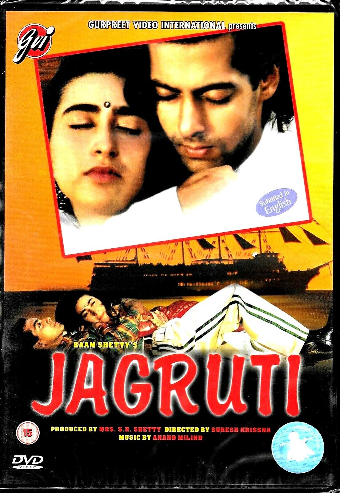 Jagruti -salman Khan, Karishma Kapoor - Nuovo Originale DVD – Inglese Subs