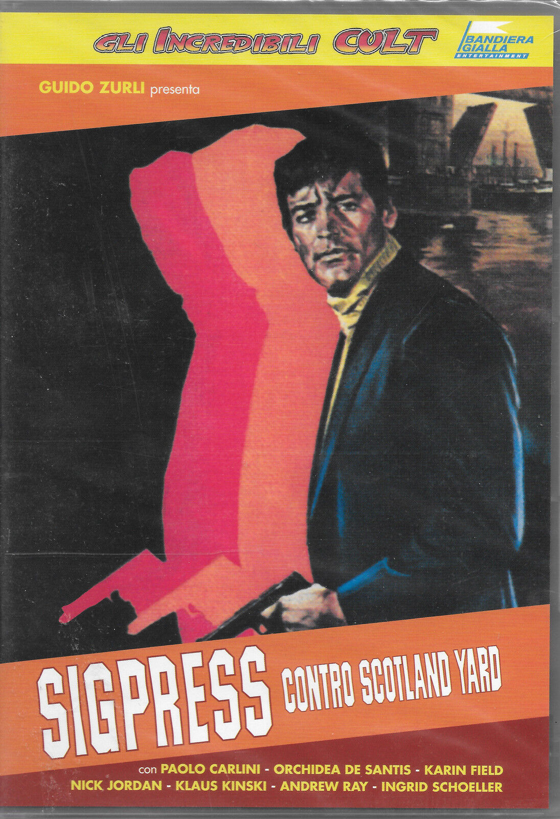SIGPRESS CONTRO SCOTLAND YARD  con Paolo Carlini  DVD NUOVO