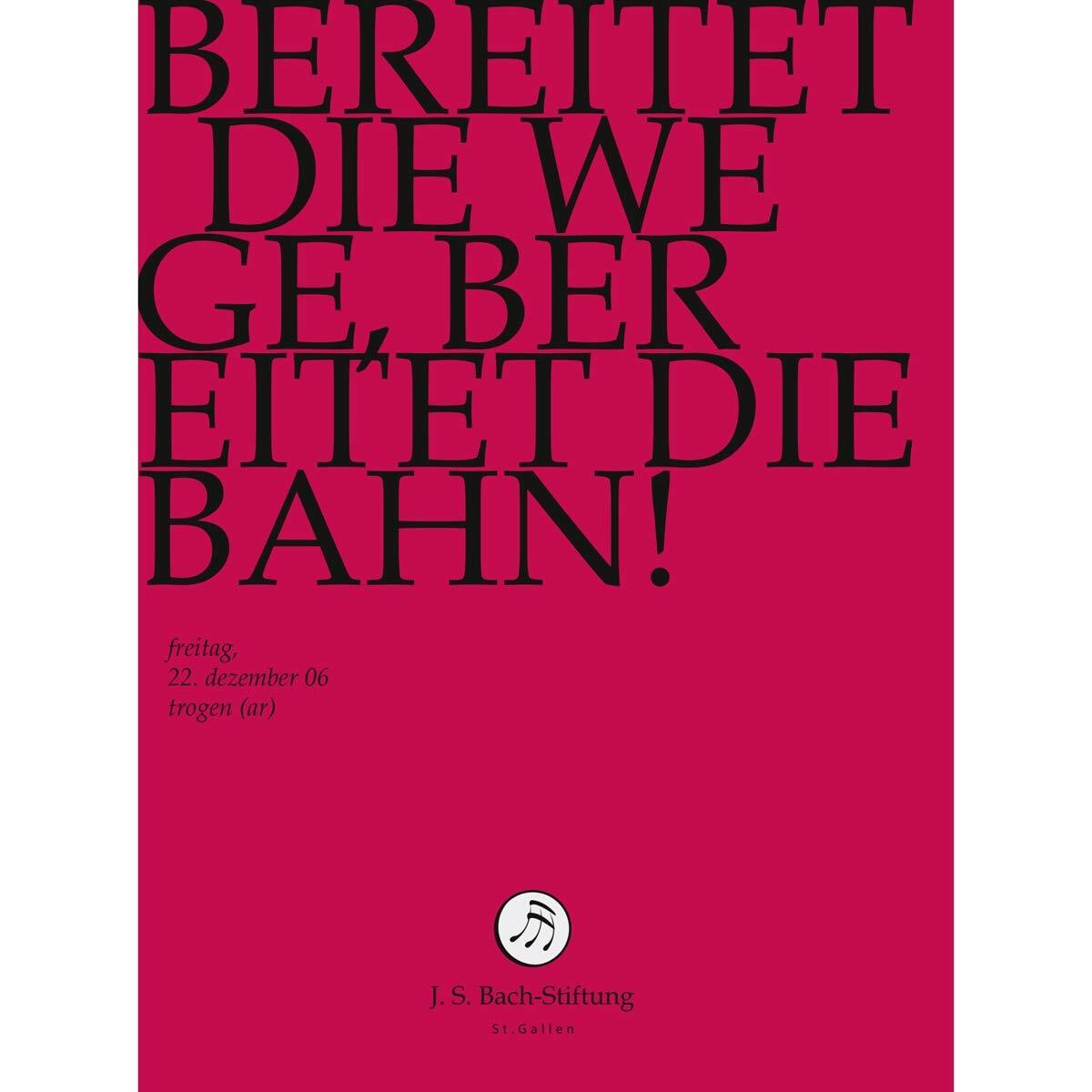 Bereitet die Wege,Bereitet (DVD) J.S.Bach-Stiftung Lutz Rudolf
