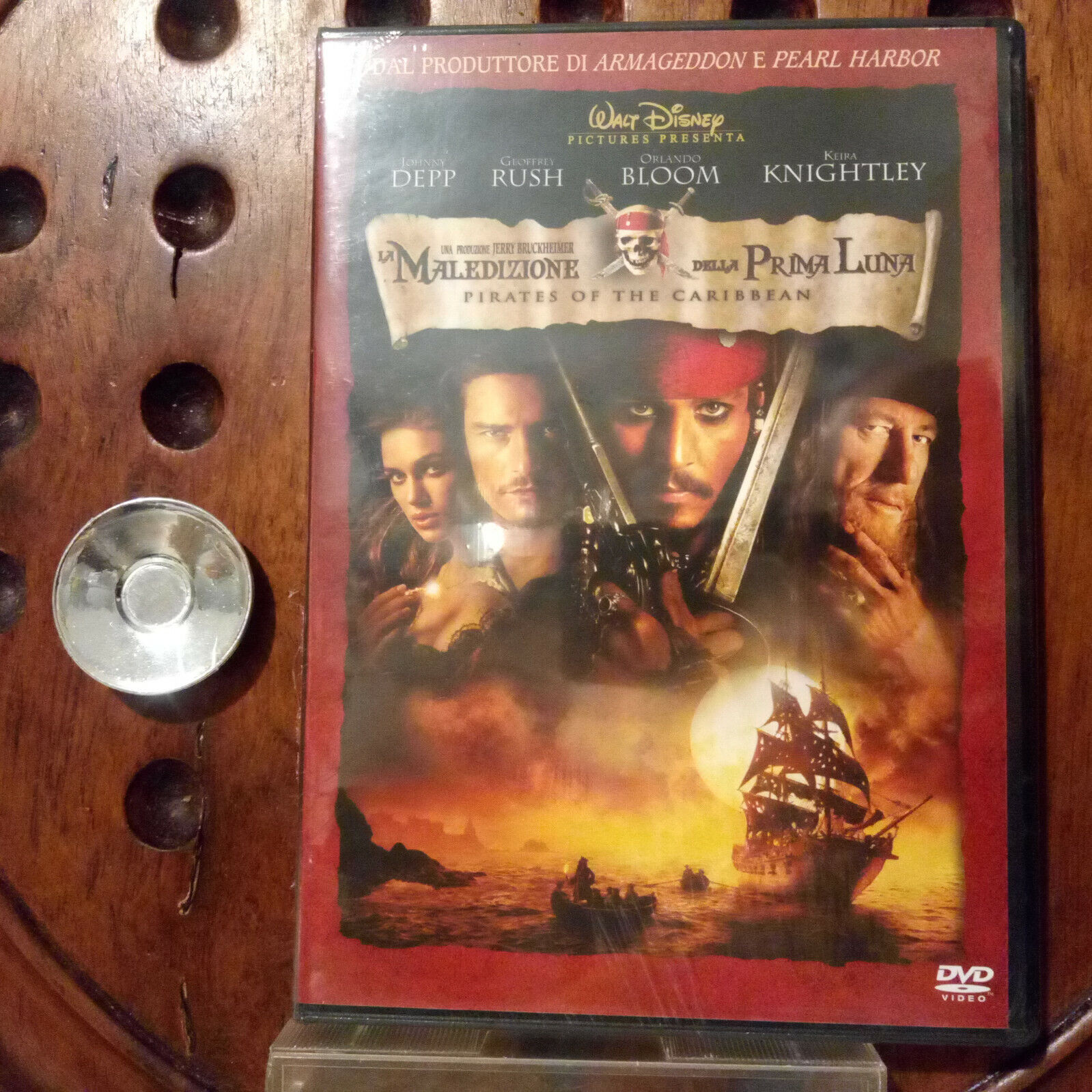 Pirati dei Caraibi la maledizione della prima Luna   Dvd  .... Nuovo