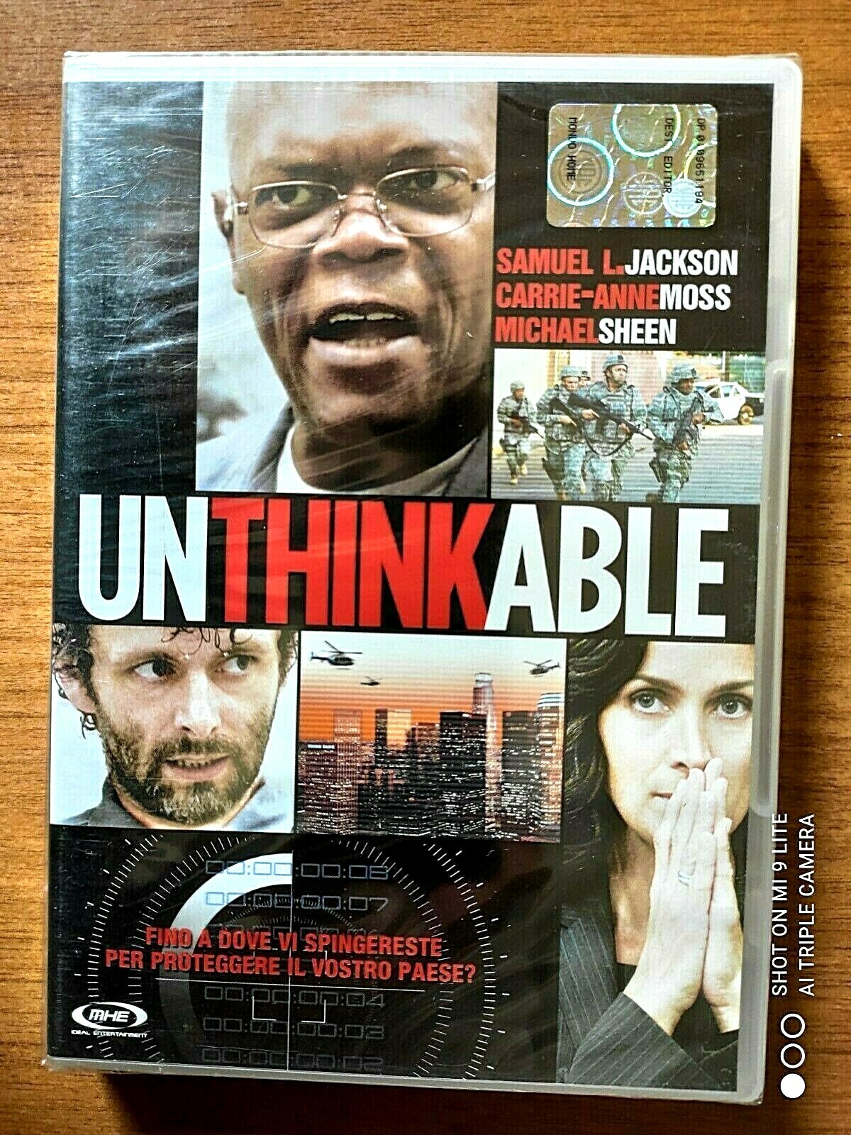 Dvd   UNTHINKABLE    Samuel L. Jackson    *****NUOVO