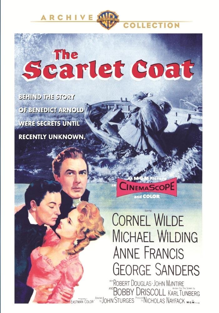 The Scarlet Coat (DVD) Anne Francis Bobby Driscoll Cornel Wilde George Sanders