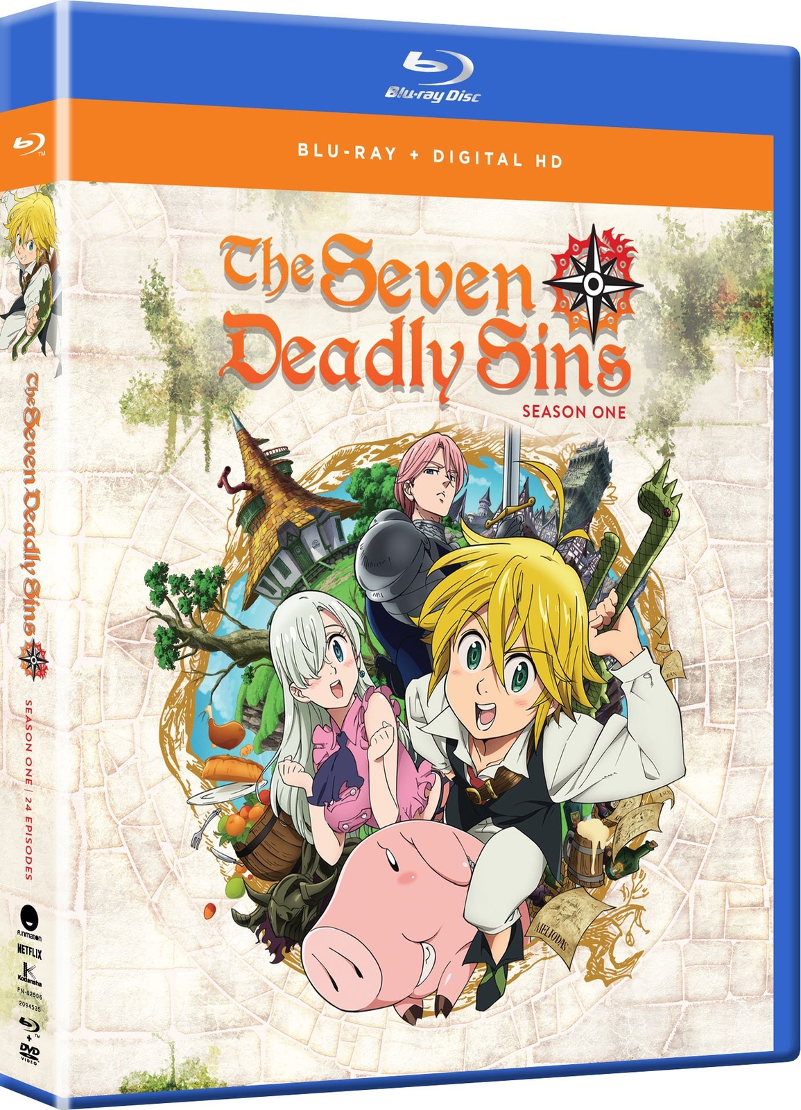 Seven Deadly Sins: Season One (Blu-ray) Bryce Papenbrook Erika Harlacher