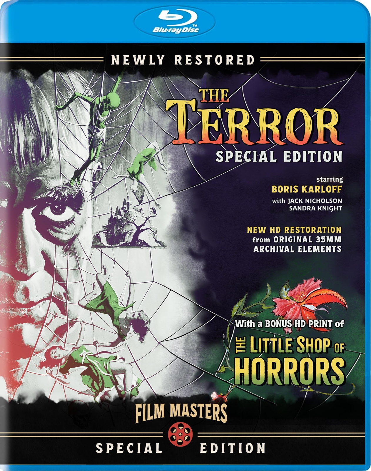 The Terror (1963) + The Little Shop Of Horrors (1960) (Double Feature  (Blu-ray)