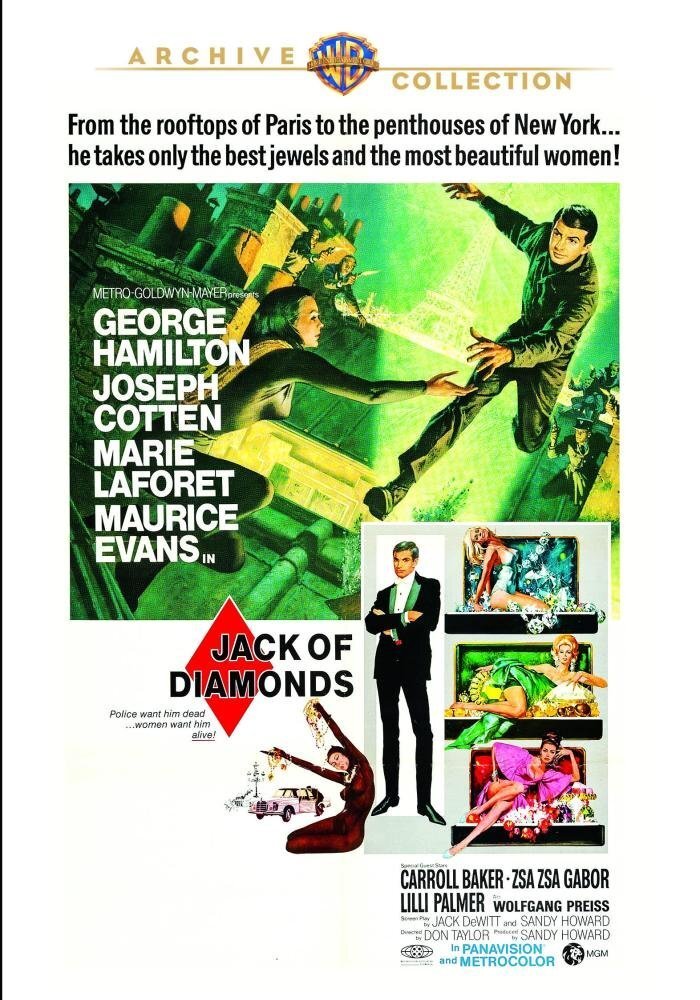 Jack Of Diamonds (DVD) Alexander Hegarth Carroll Baker Eduard Linkers