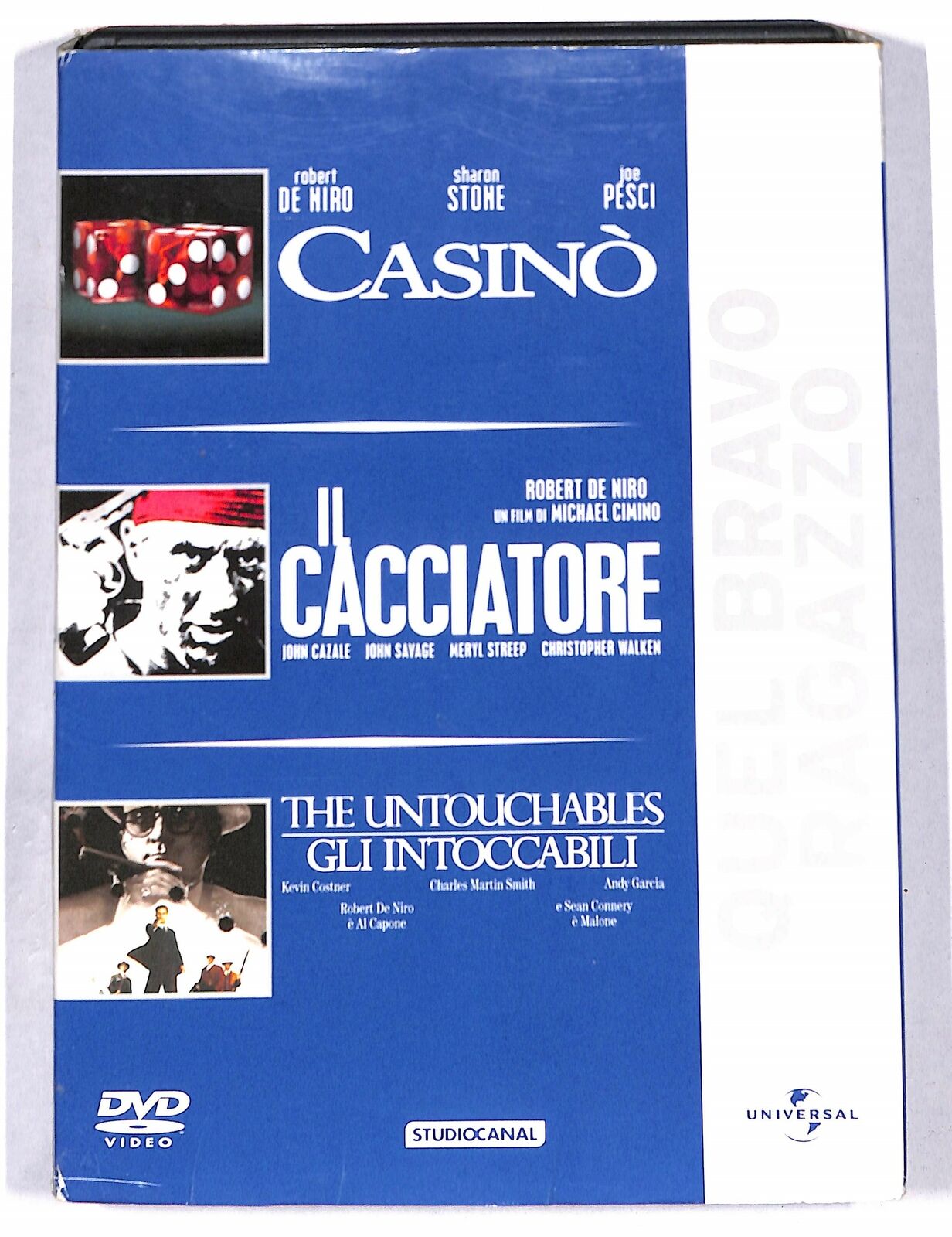 Quel bravo ragazzo - CASINO'; IL CACCIATORE; THE UNTOUCHABLES DVD