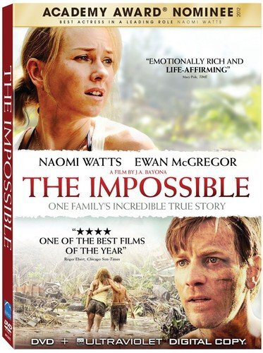 The Impossible (DVD) Watts Naomi McGregor Ewan Holland Tom Joslin Samuel