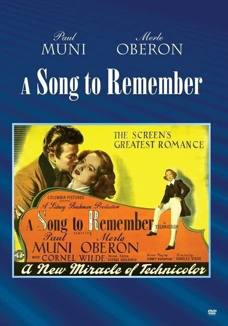 Song To Remember, A (DVD) Claire Dubrey Cornel Wilde Merle Oberon Nina Foch