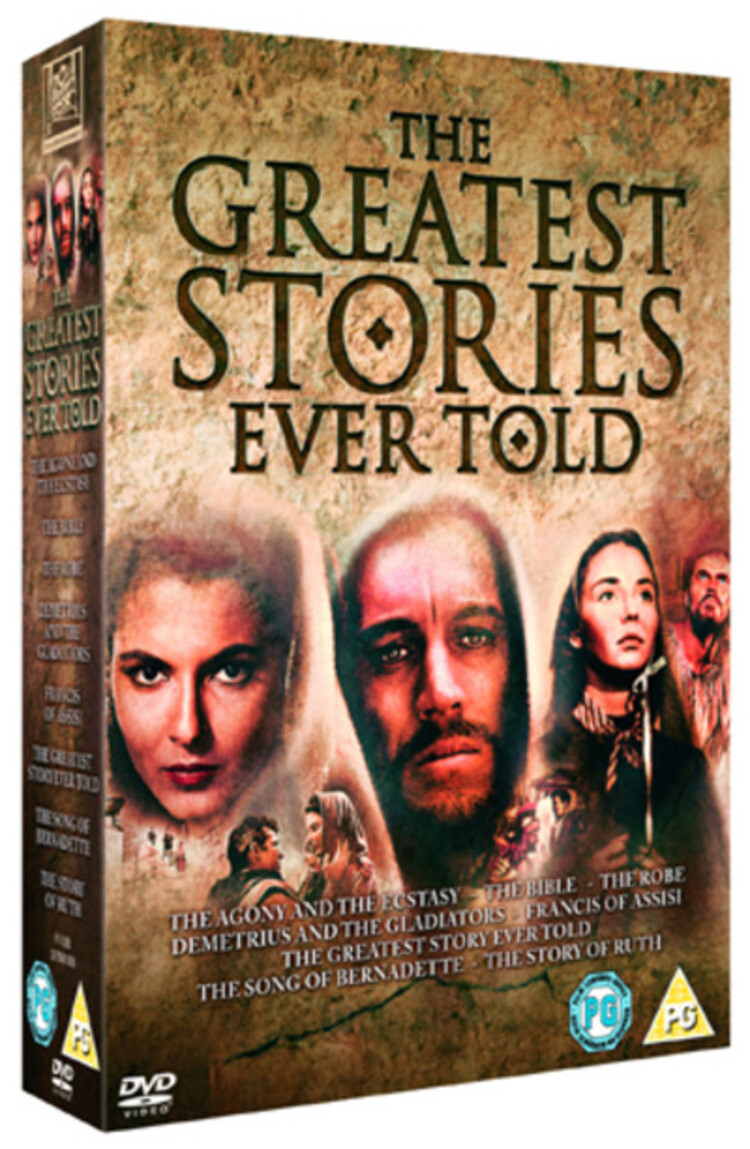 The Greatest Stories Ever Told (DVD) Jennifer Jones Sidney Poitier Max von Sydow