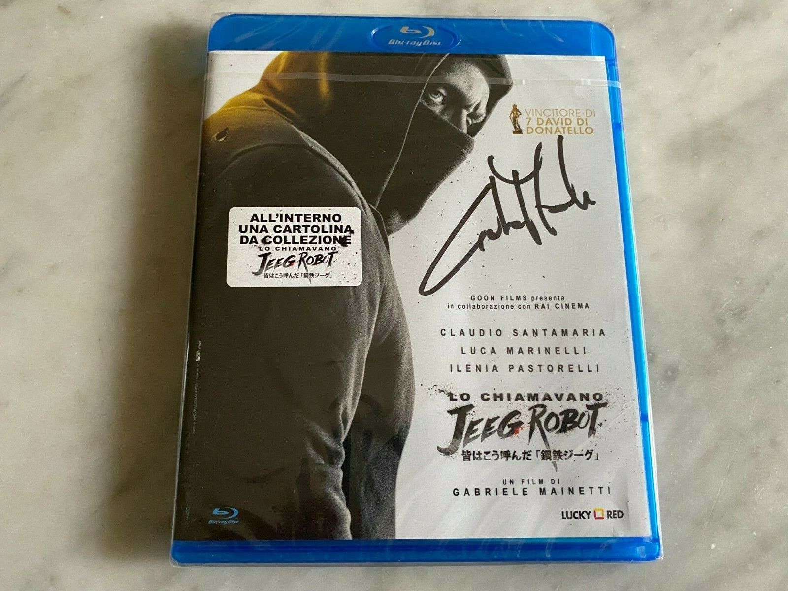 BLURAY "LO CHIAMAVANO JEEG ROBOT" SIGILLATO ED. NUMERATA E AUTOGRAFATA ITALIA