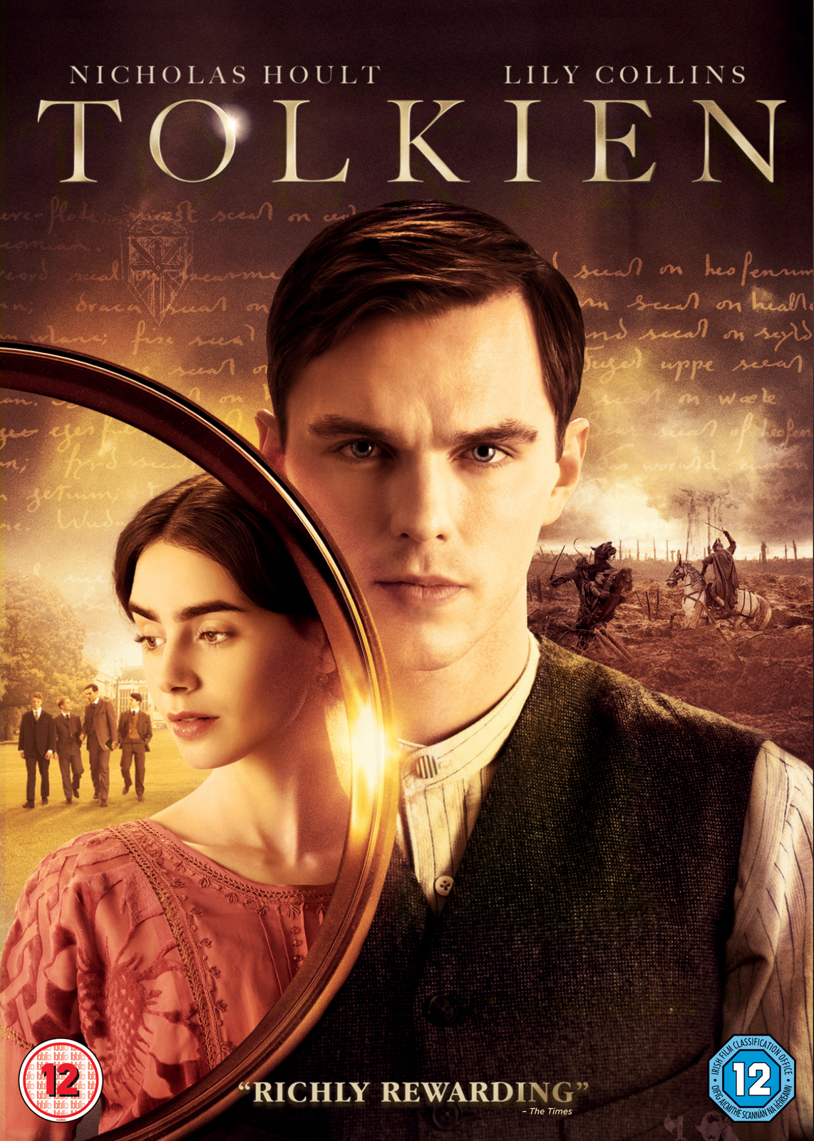Tolkien (DVD) Genevieve O'Reilly Lily Collins Patrick Gibson Mimi Keene