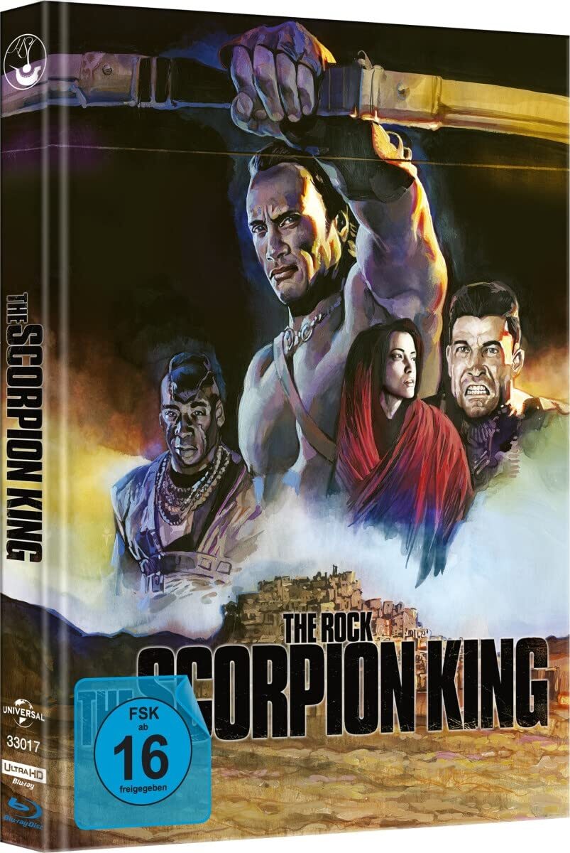 The Scorpion King - 4K Limited Mediabook (Cover A) imitiert auf (4K UHD Blu-ray)