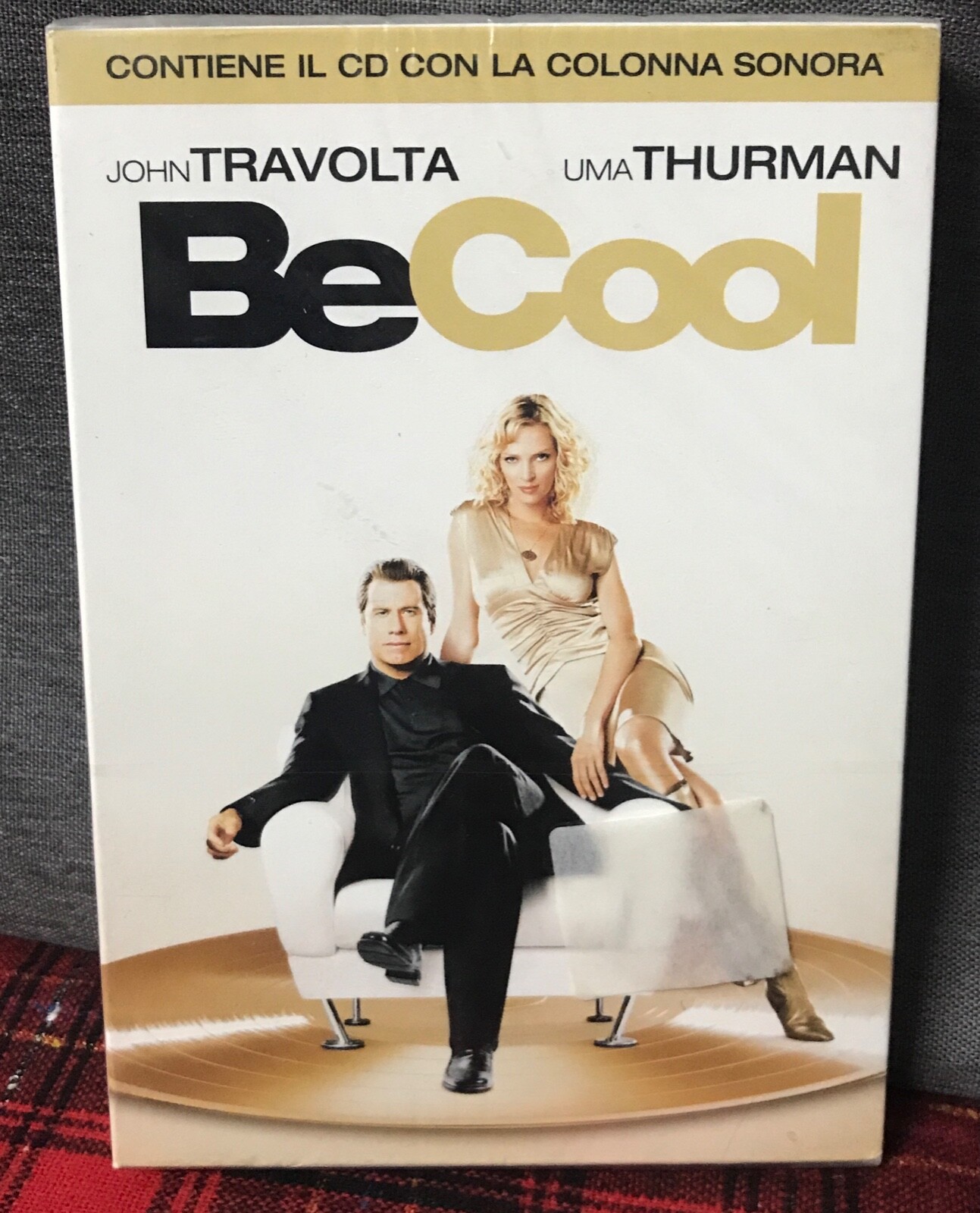 Be Cool (2005) DVD + CD Cofanetto Cartonato Travolta Thurman The Rock Doppio