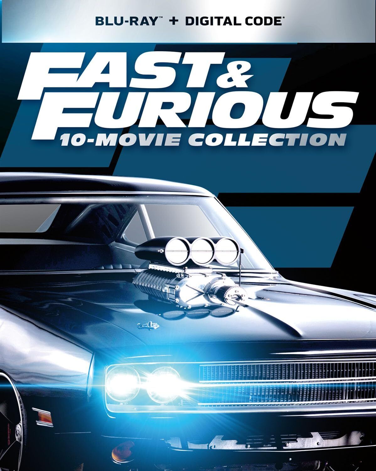 Fast & Furious 10-Movie Collection (Blu-ray + Digital) (Blu-ray) Vin Diesel