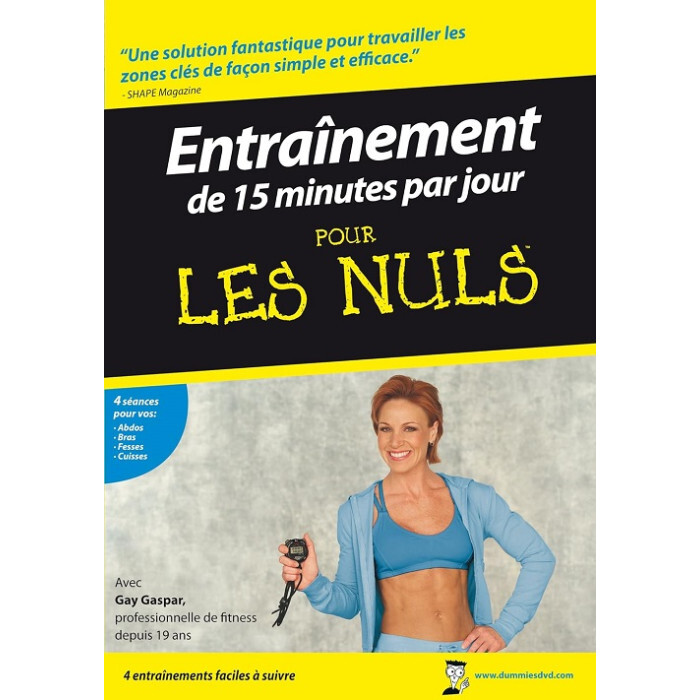Allenamento Di 15 Minuti Da Giorno per Le Dummies DVD Nuova