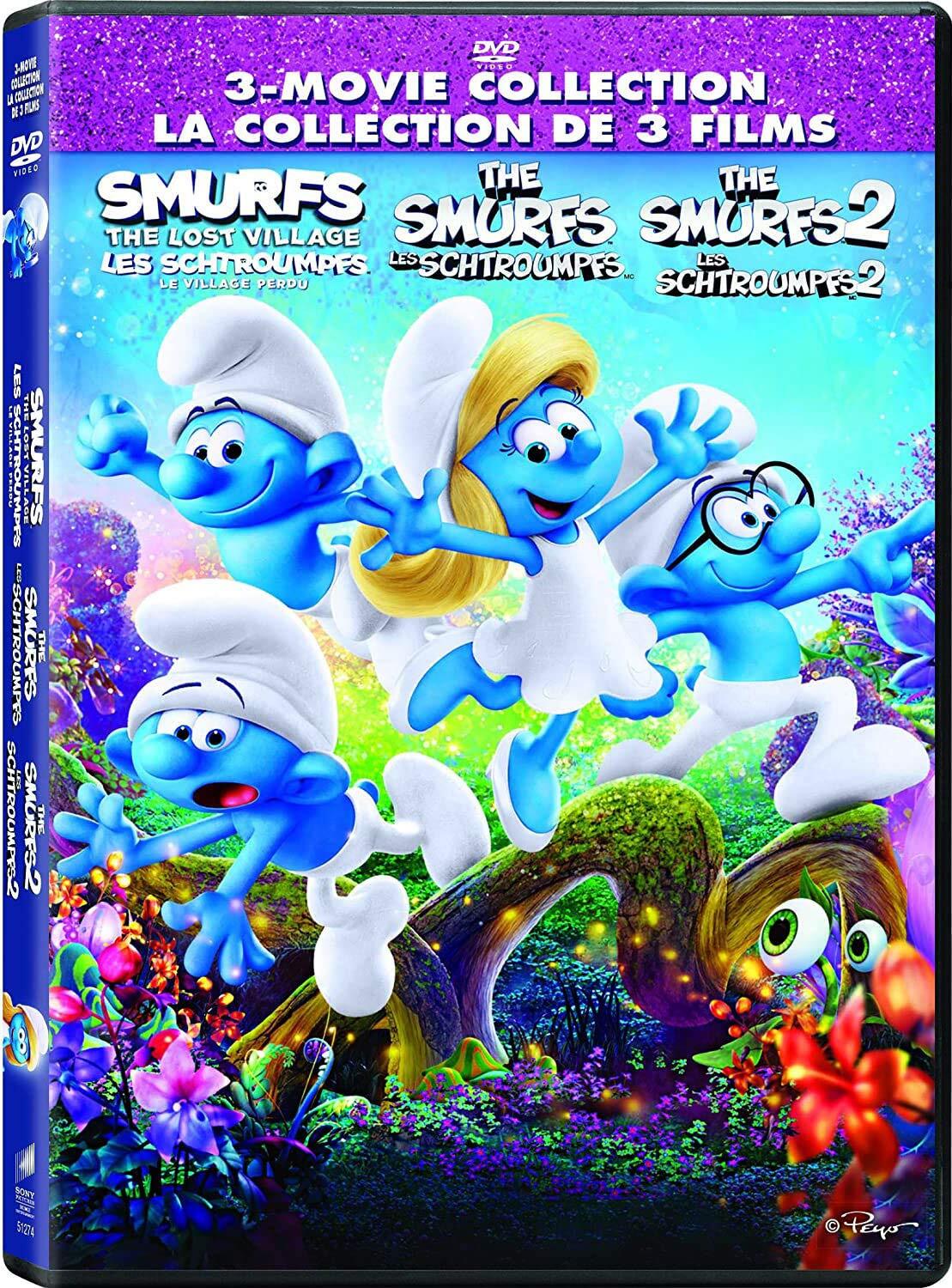 Smurfs: The Lost Village / The Smurfs / The Smurfs 2 (DVD)